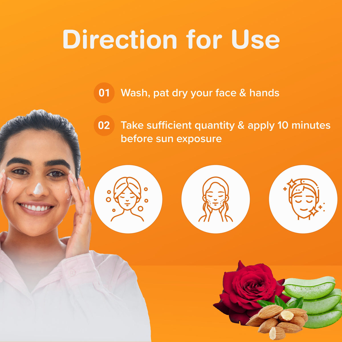 Sri Sri Tattva Protecting Sunscreen Cream - Natural Sun Block Expert, 60 ml