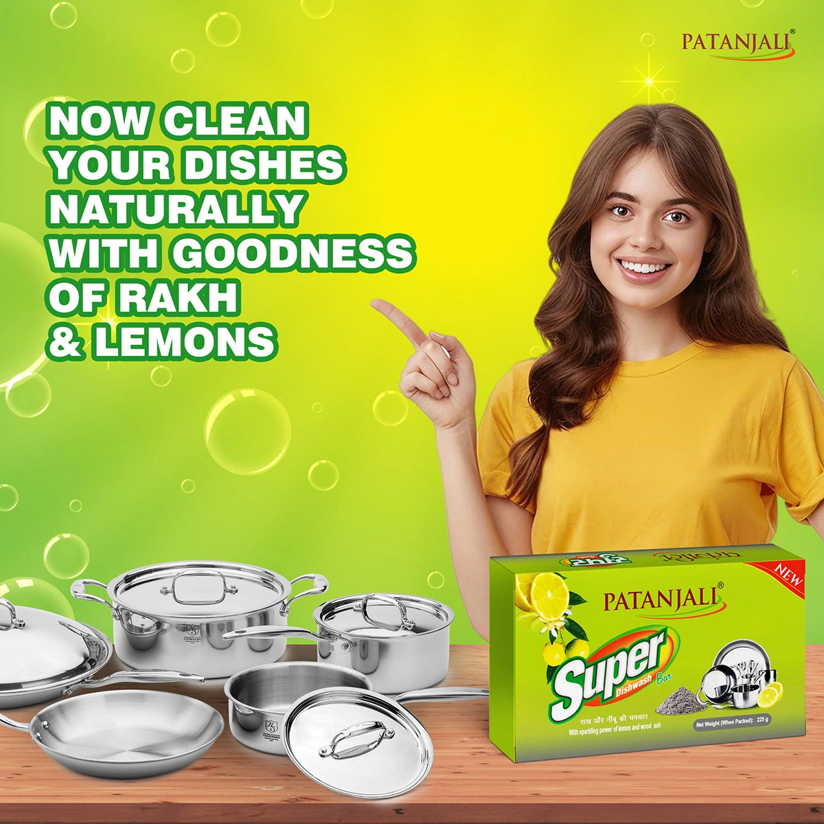 Patanjali Super Dish wash Bar