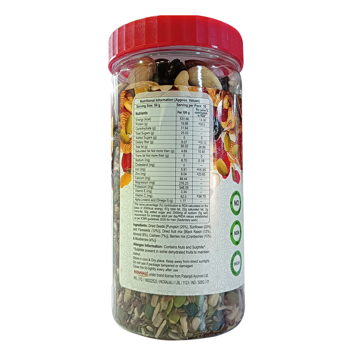 Patanjali Mix Dry Fruits With Berries & Seed