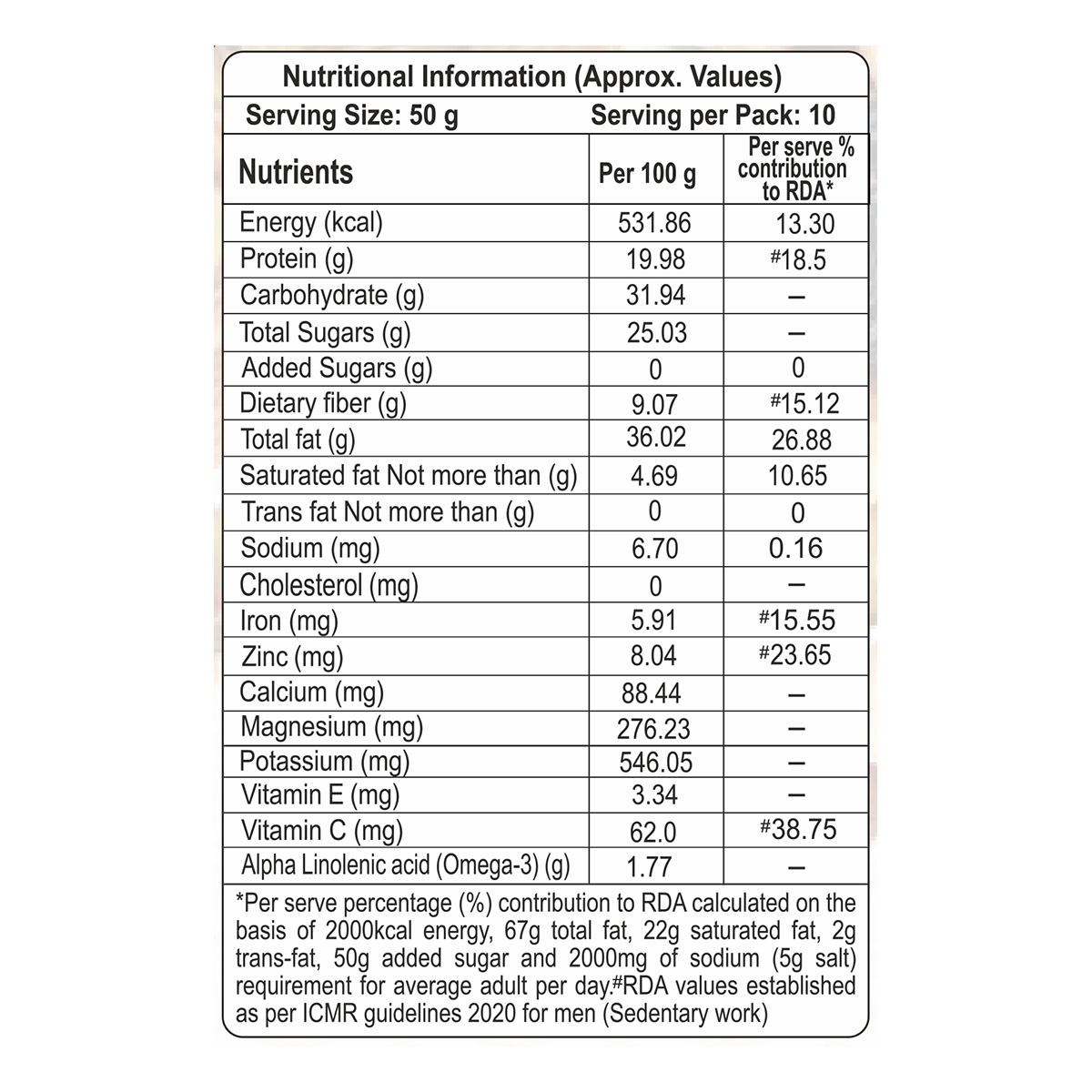 Patanjali Mix Dry Fruits With Berries & Seed