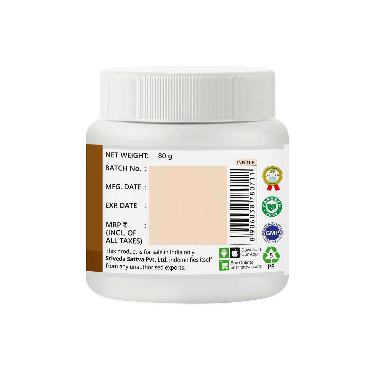 Sri Sri Tattva Talisadi Churna - Digestive & Respiratory Disturbances, 80 g
