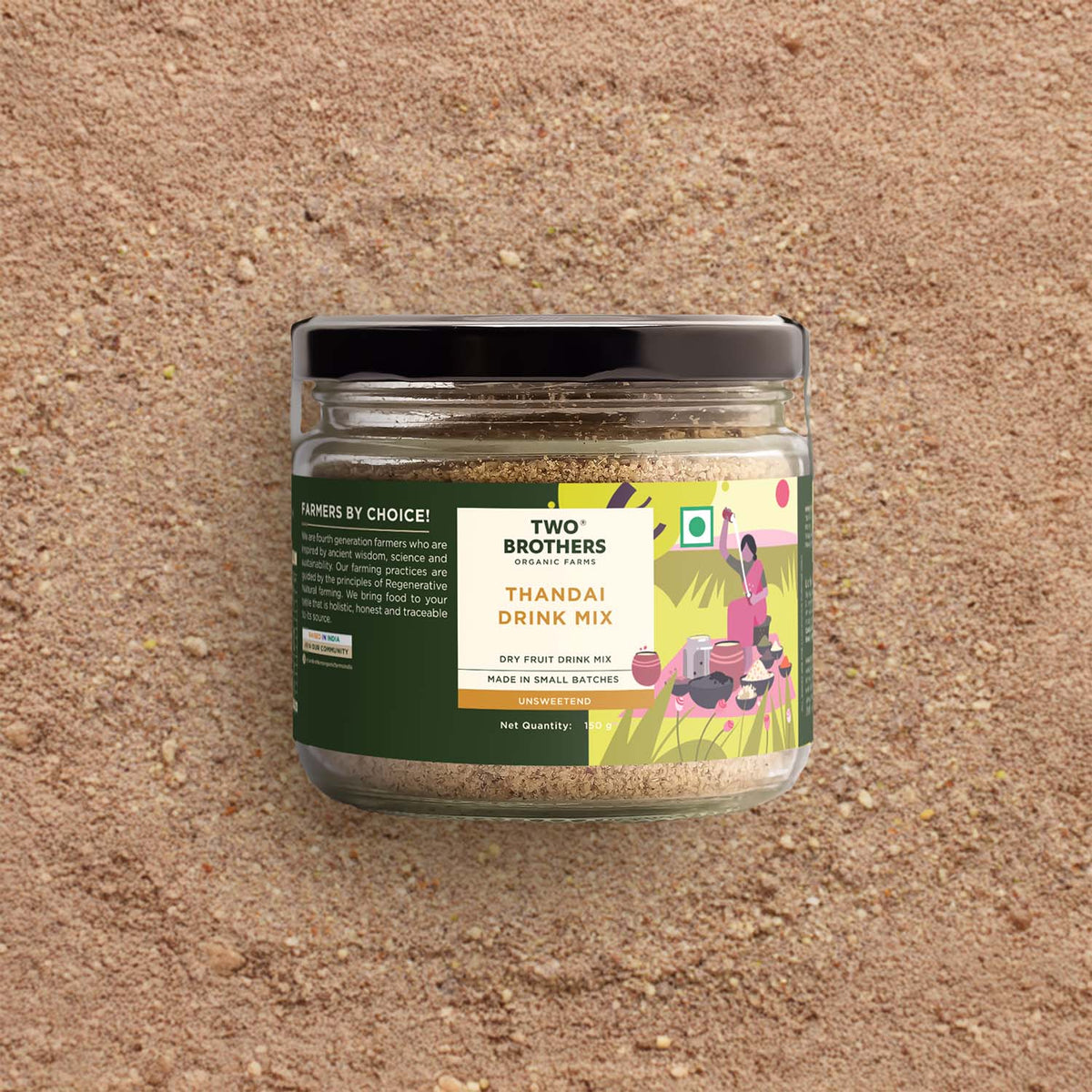 Two Brothers Organic Farms Thandai Drink Mix