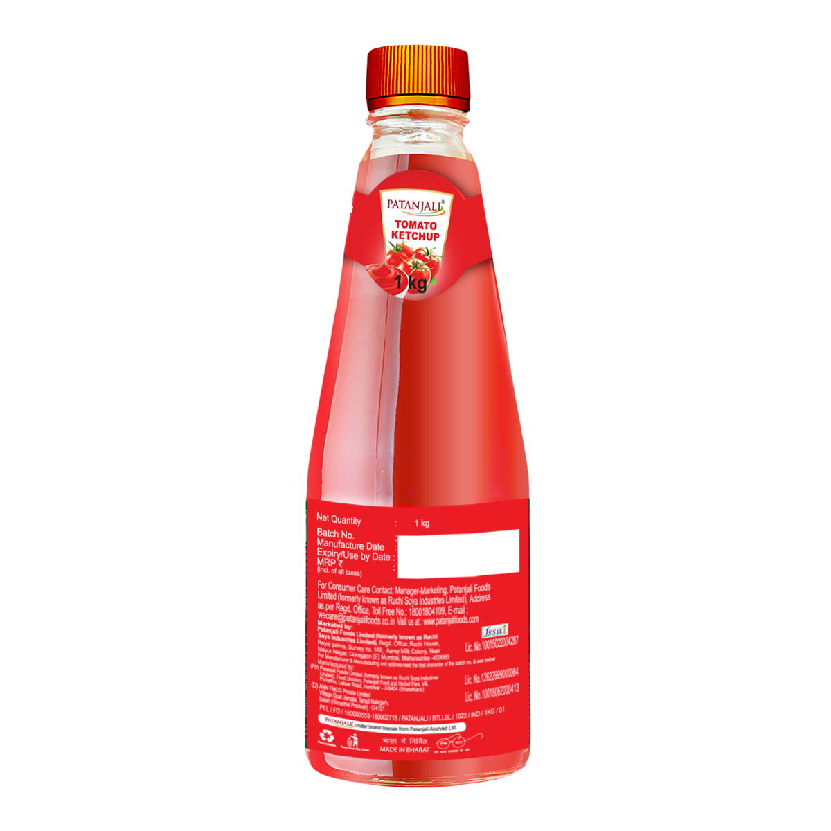 Patanjali Tomato Ketchup with Onion & Garlic (B)