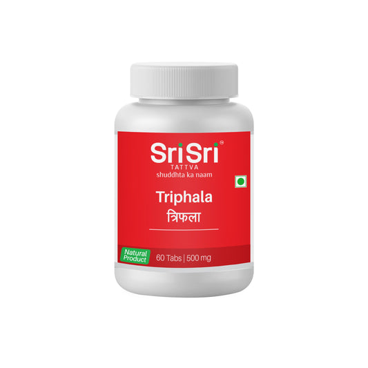 Sri Sri Tattva Triphala - Tridosha Balancer, 60 Tabs | 500 mg