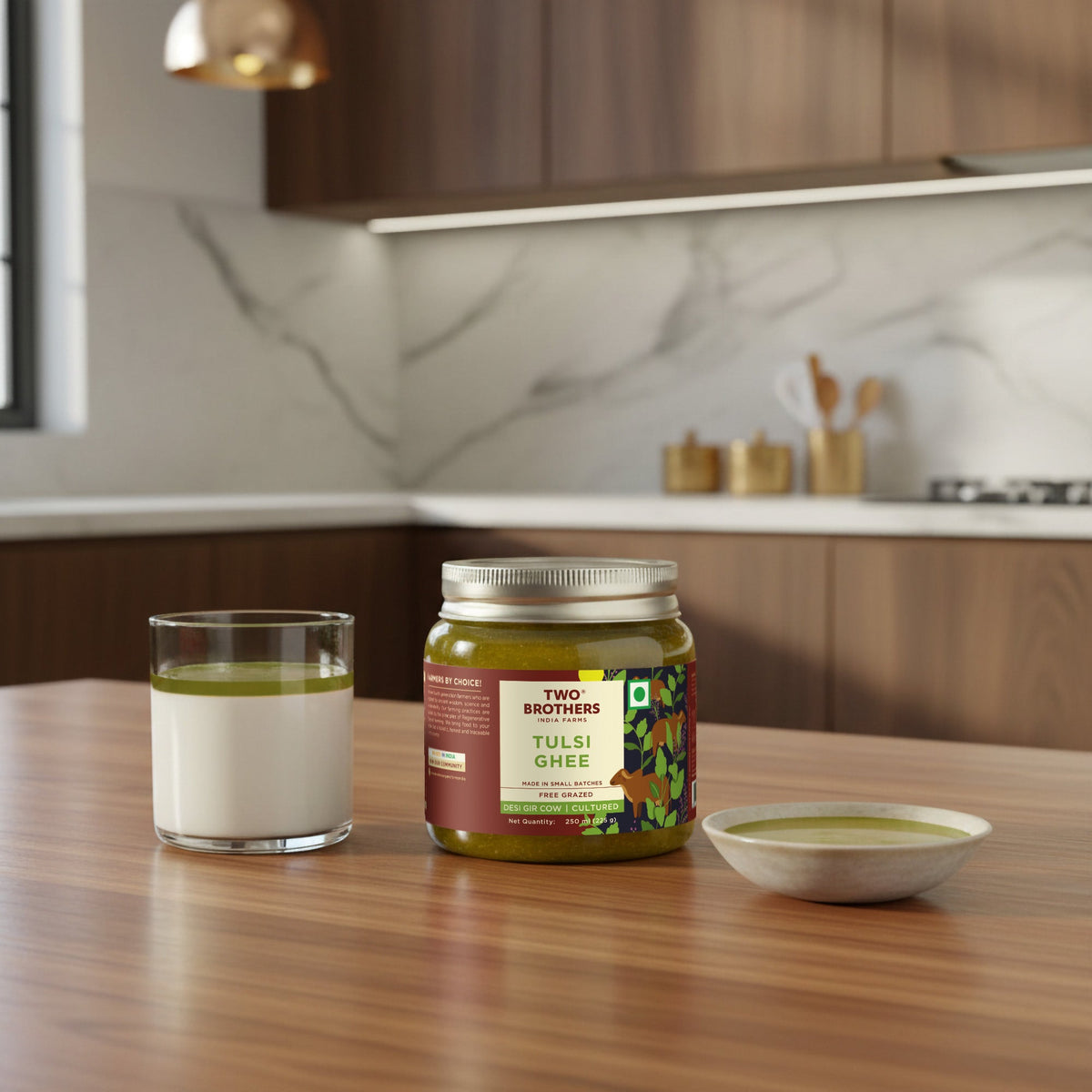 Two Brothers Organic Farms Tulsi Ghee