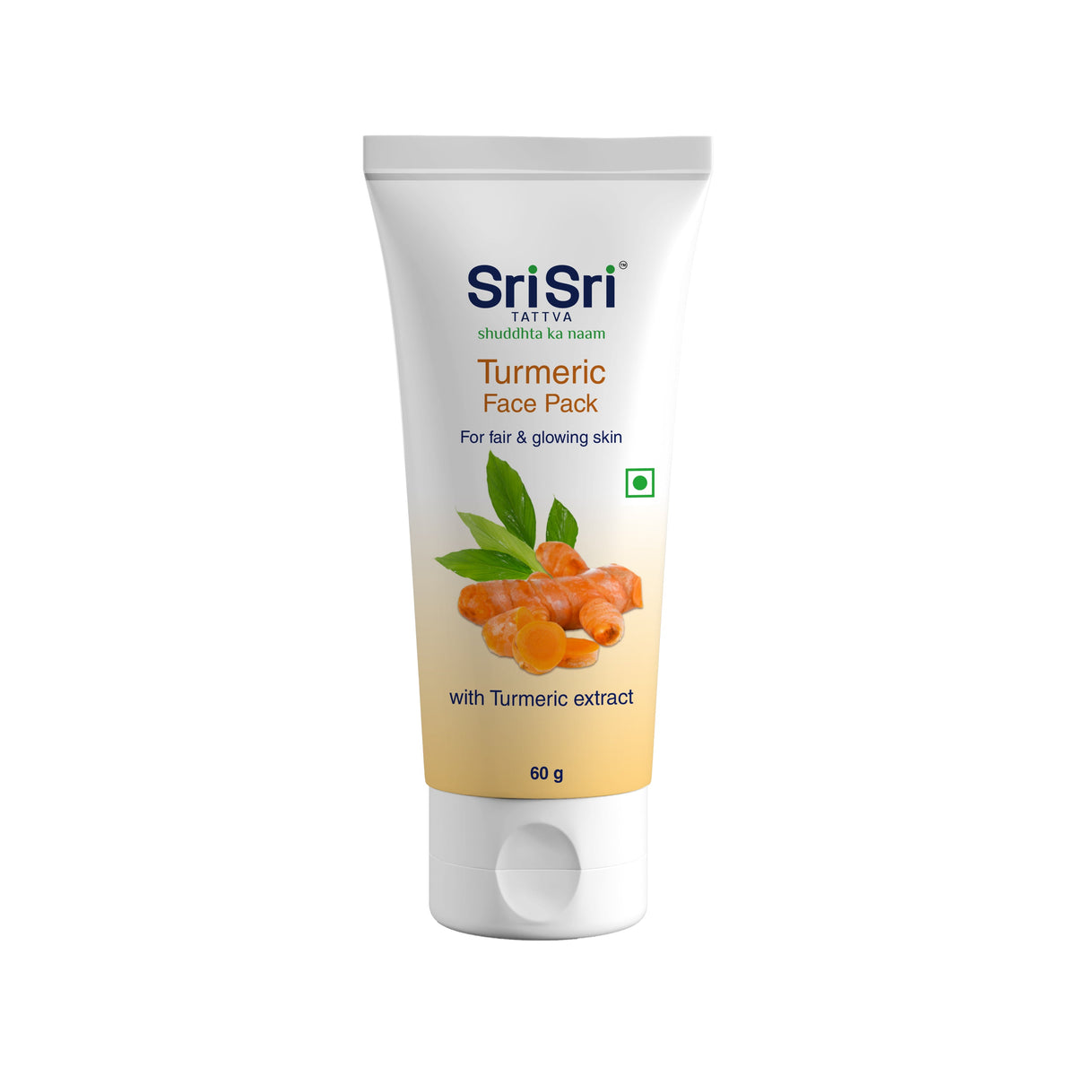 Sri Sri Tattva Turmeric Face Pack - For Fair & Glowing Skin, 60 g
