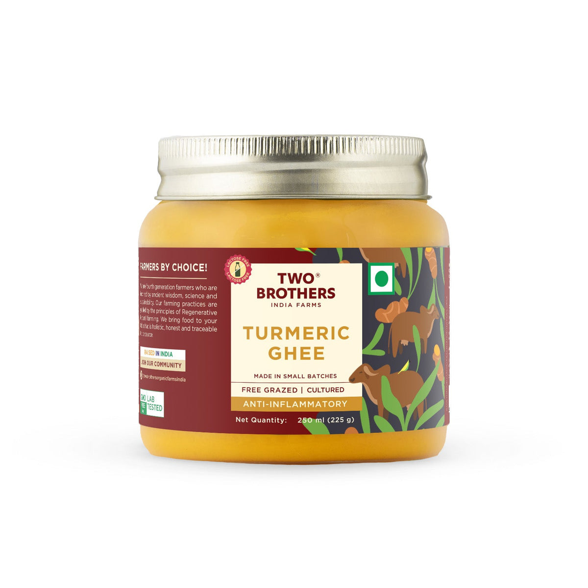 Two Brothers Organic Farms Turmeric Ghee