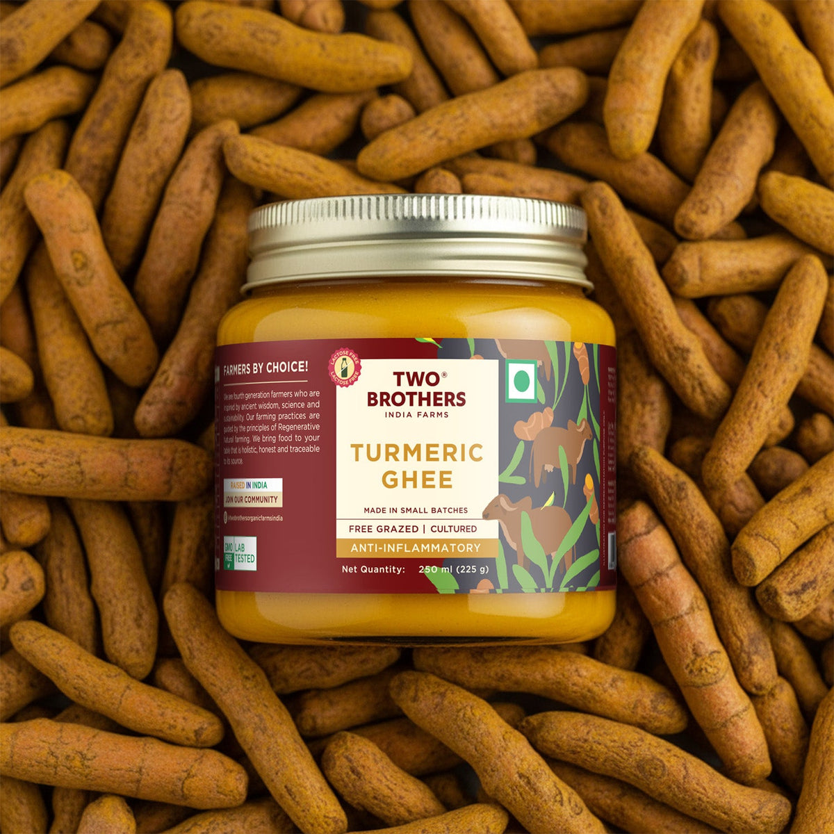 Two Brothers Organic Farms Turmeric Ghee