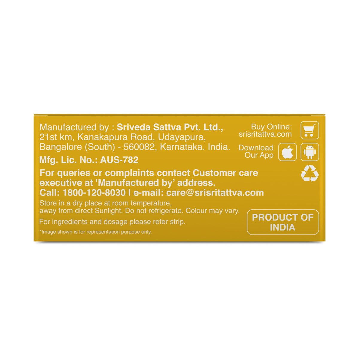 Sri Sri Tattva Twaqure, Derma Care | 500mg