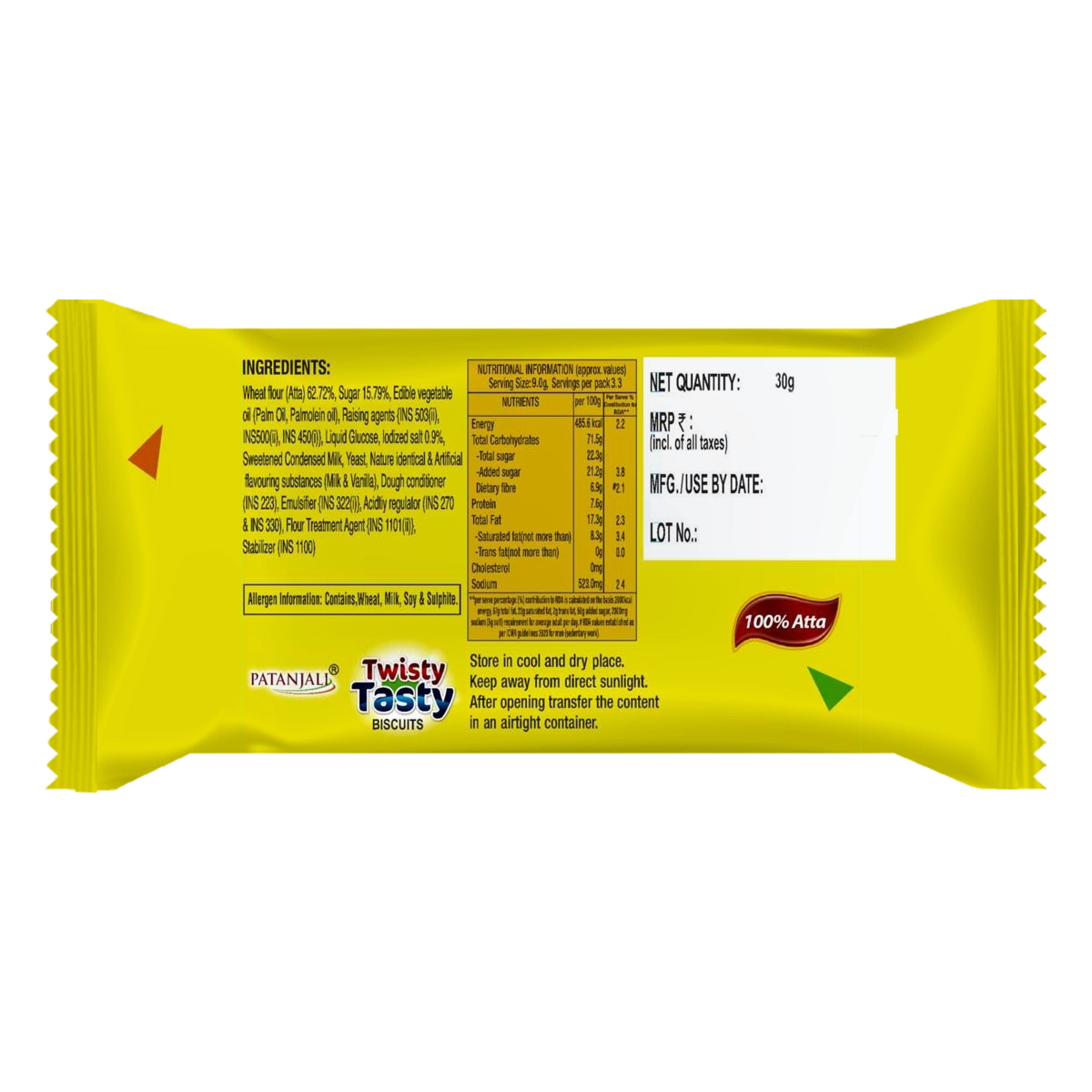 Patanjali Twisty Tasty Biscuit