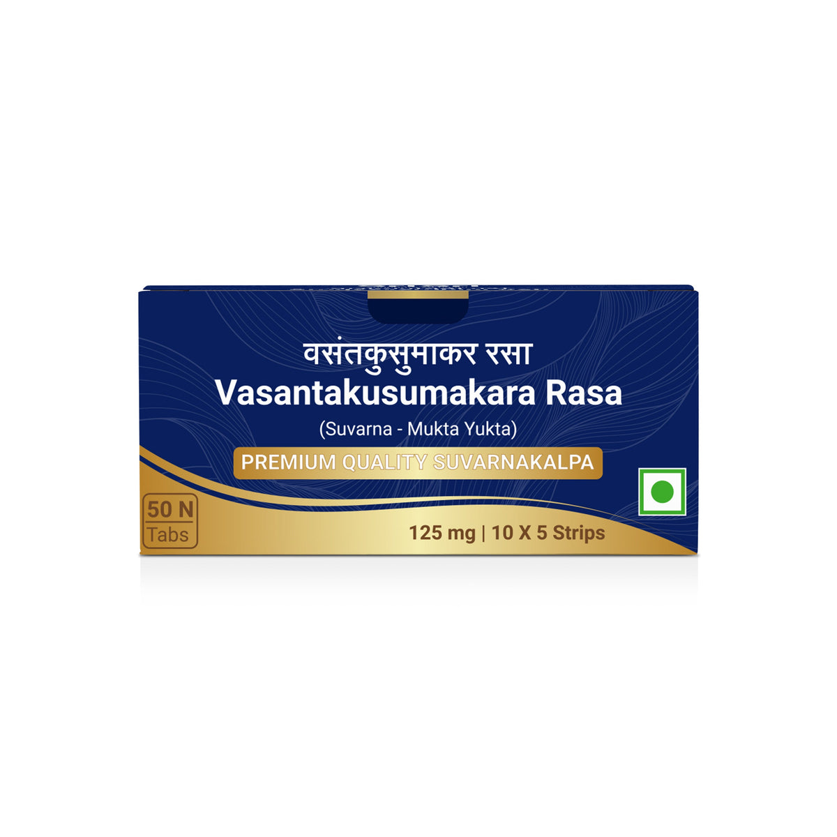 Sri Sri Tattva Vasant Kusumakar Rasa, (Suvarna - Mukta Yukta) Tablets | 125 mg