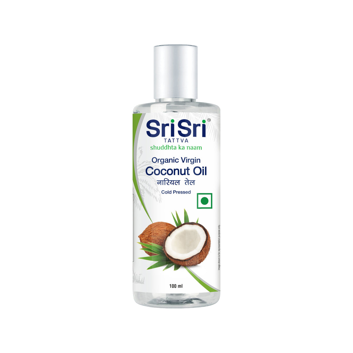 Sri Sri Tattva Organic Virgin Coconut Oil - Cold Pressed | Unrefined | 100 ml