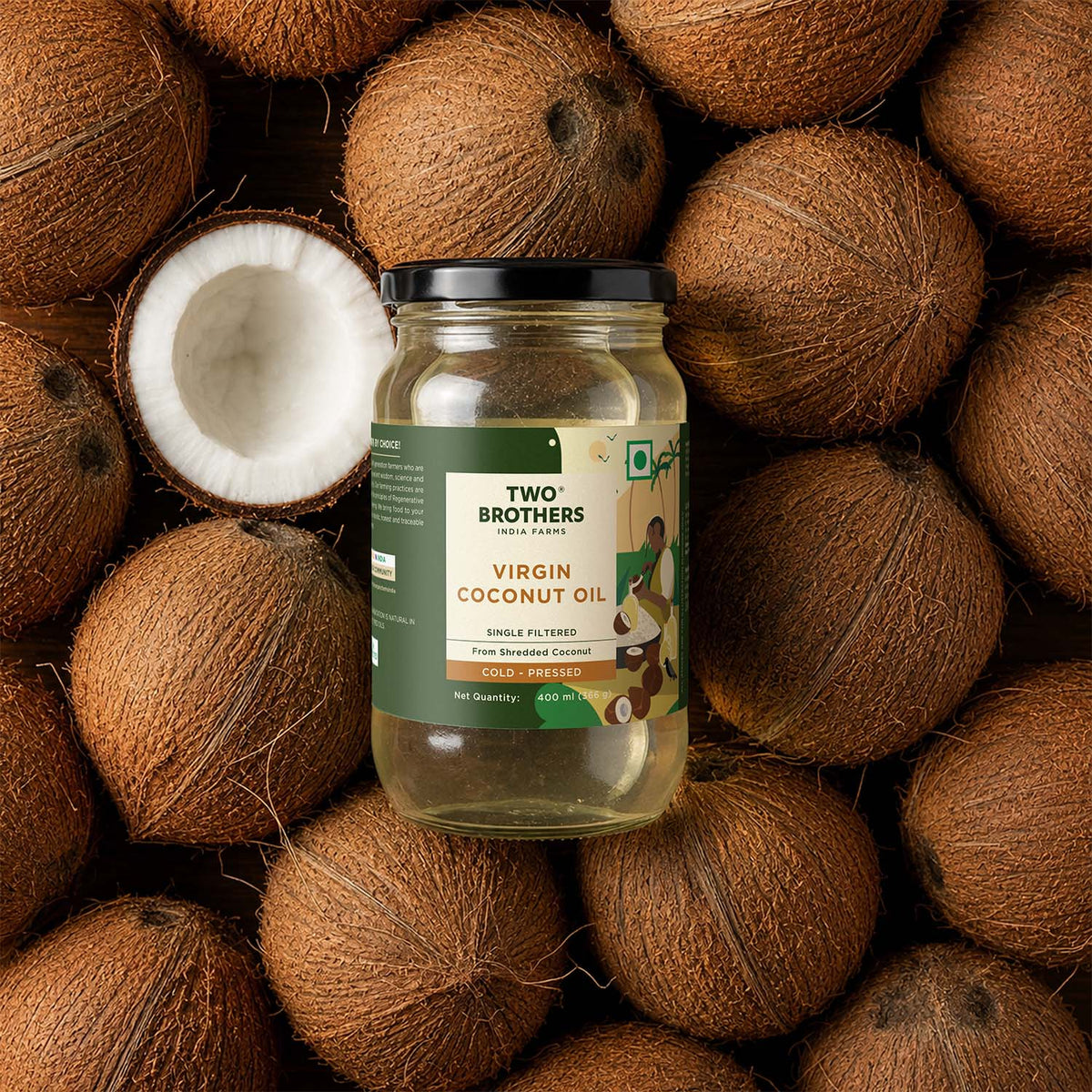 Two Brothers Organic Farms Virgin Coconut Oil