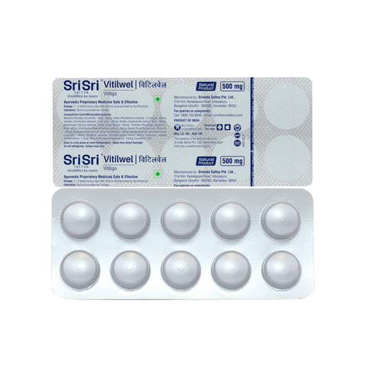 Sri Sri Tattva Vitilwel - For Repigmentation of Skin - Hypopigmentation | 500 mg