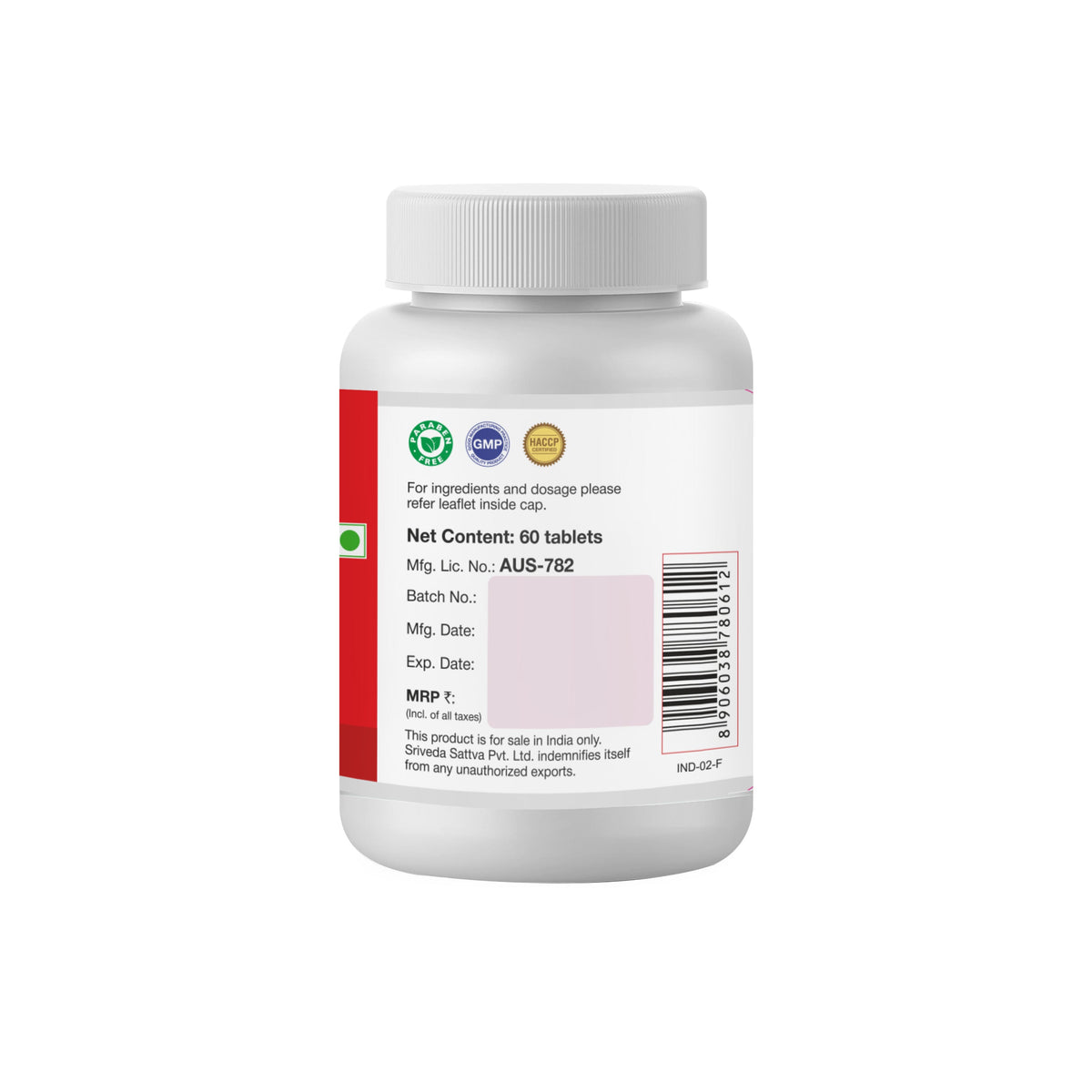 Sri Sri Tattva Vyaghradi - Decongestant, 60 Tabs | 500 mg