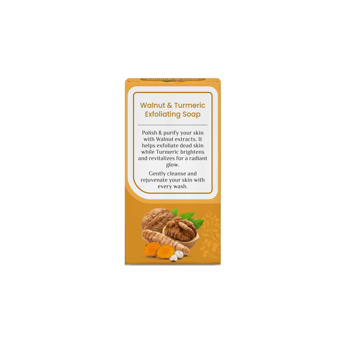 Sri Sri Tattva Walnut & Turmeric Exfoliating Soap | For Healthy, Clear Skin | 100 g Each | Pack of 4