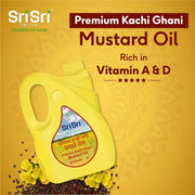 Sri Sri Tattva Premium Kachi Ghani Mustard Oil, 5 L