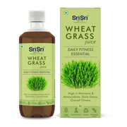 Sri Sri Tattva Wheat Grass Juice - Daily Fitness Essential | High In Nutrients & Antioxidants, Daily Detox, Overall Fitness | 1 L