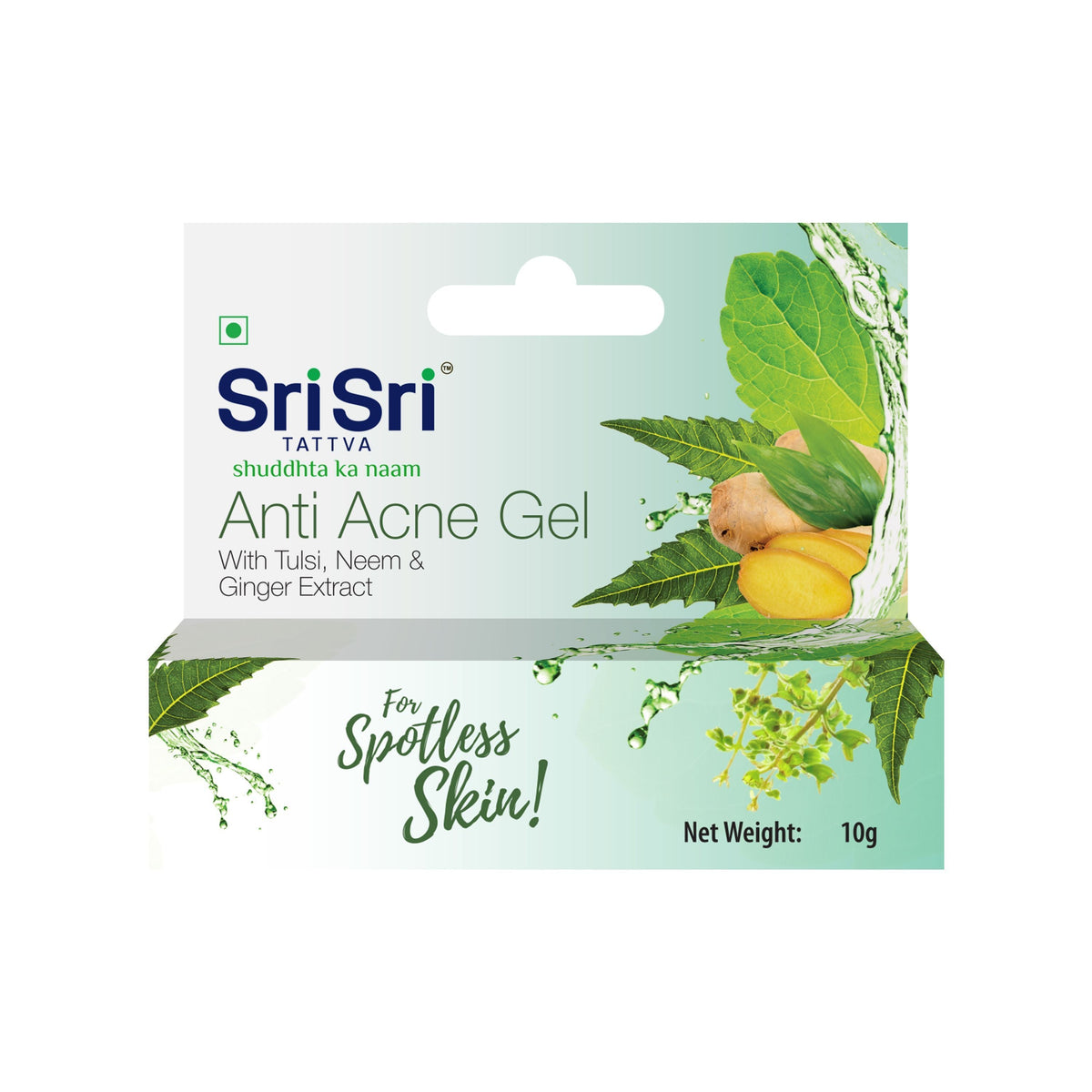 Sri Sri Tattva Anti Acne Gel - Spotless Skin, 10 g