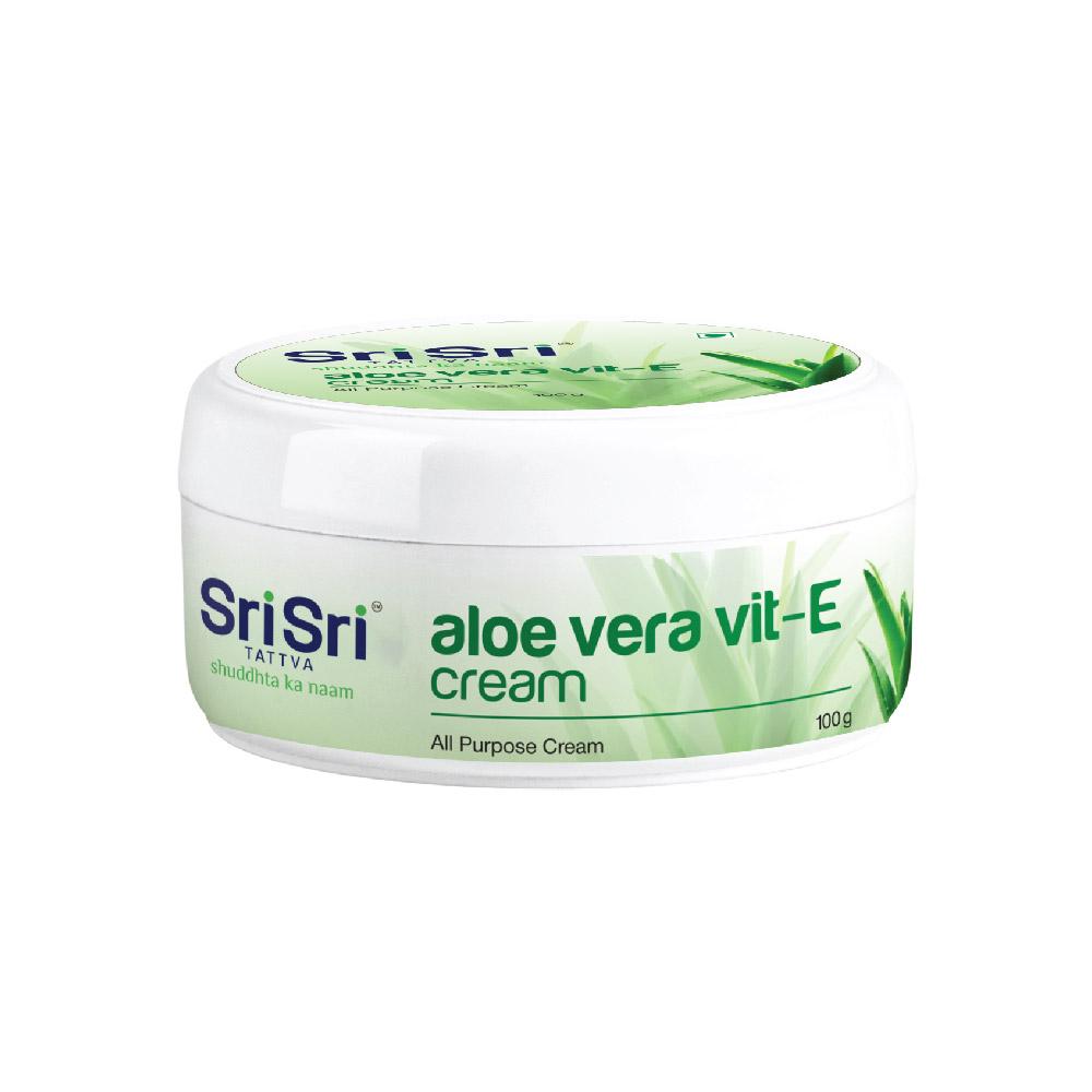 Sri Sri Tattva Aloe Vera Vit - E Cream - All Purpose Cream, 100 g