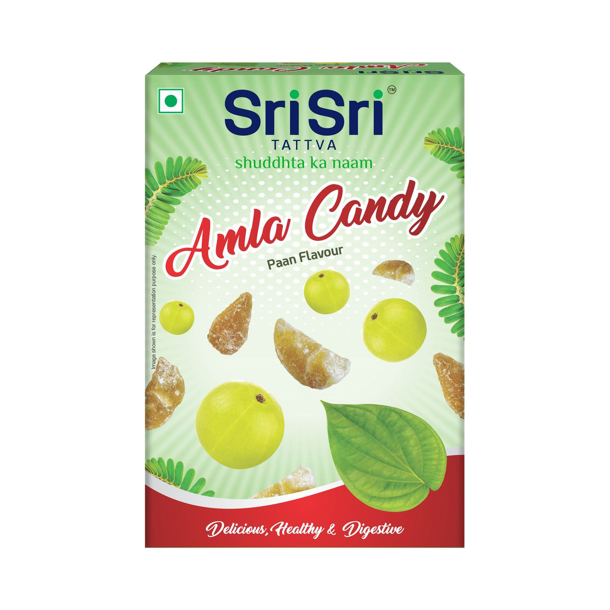 Sri Sri Tattva Amla Candy - Paan Flavoured - Delicious, Healthy & Digestive, 400 g