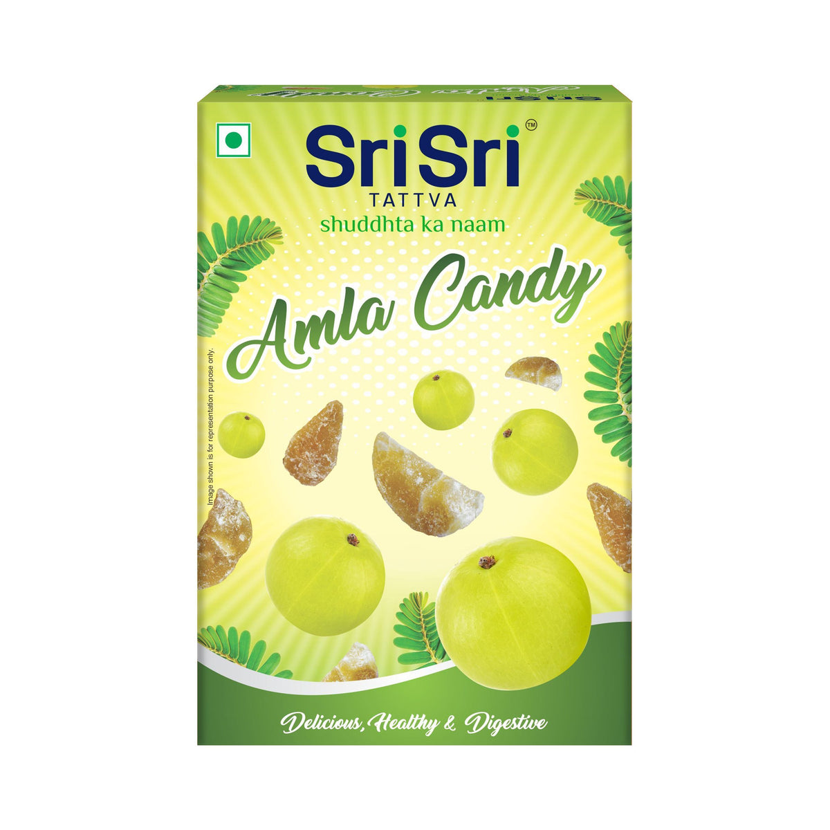 Sri Sri Tattva Amla Candy - Plain Flavoured - Delicious Healthy & Digestive, 400 g