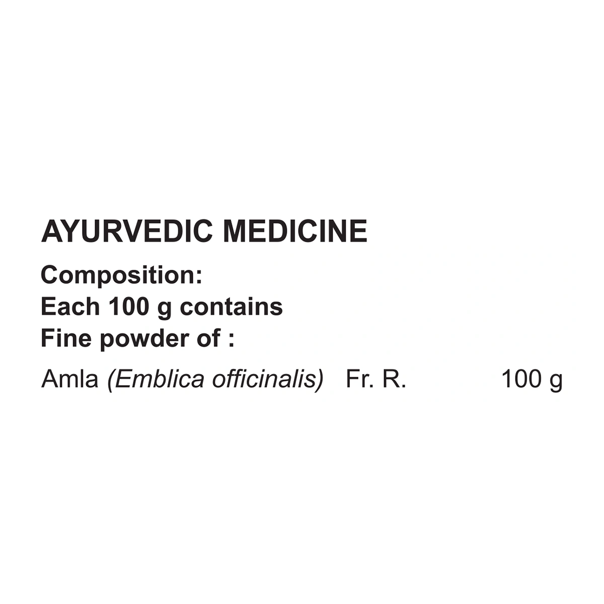 Patanjali Divya Amla Churna