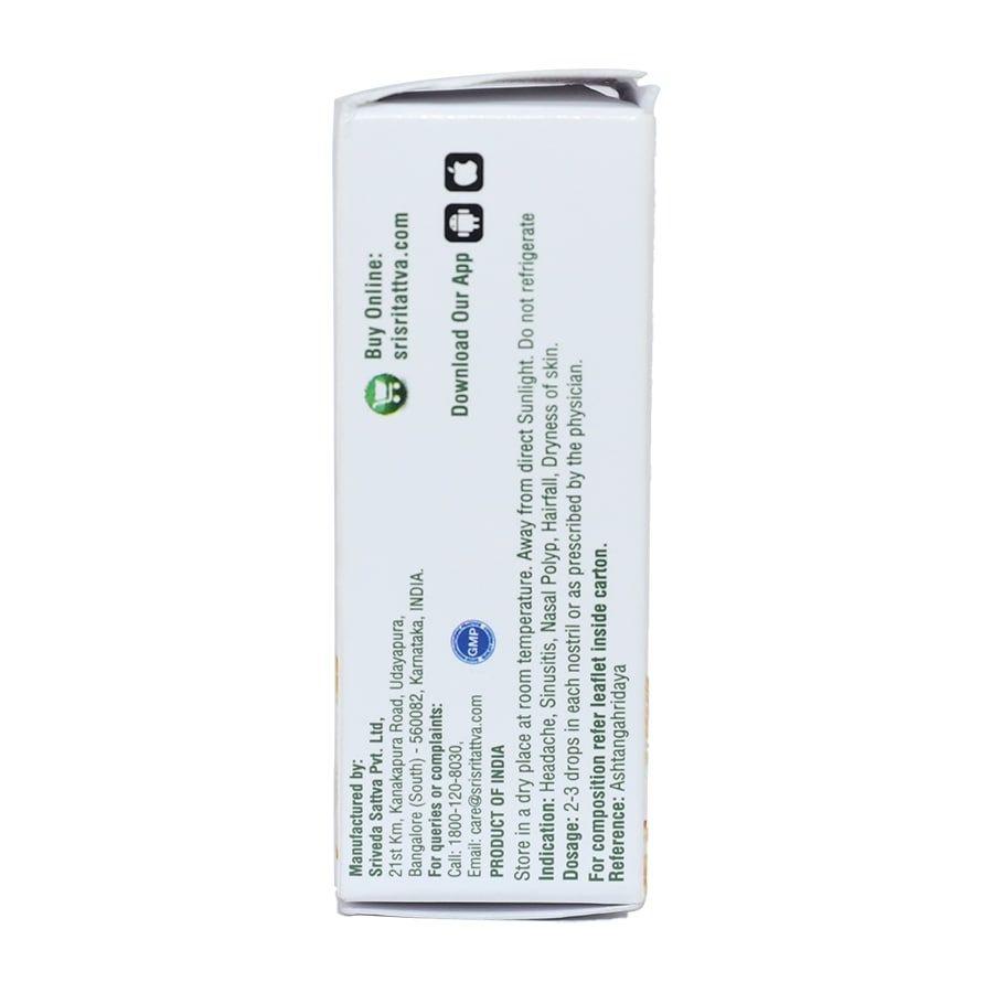 Sri Sri Tattva Anu Taila - Nasal Drop, 10 ml