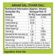 Patanjali Unpolished Arhar Dal (Tuvar Dal)