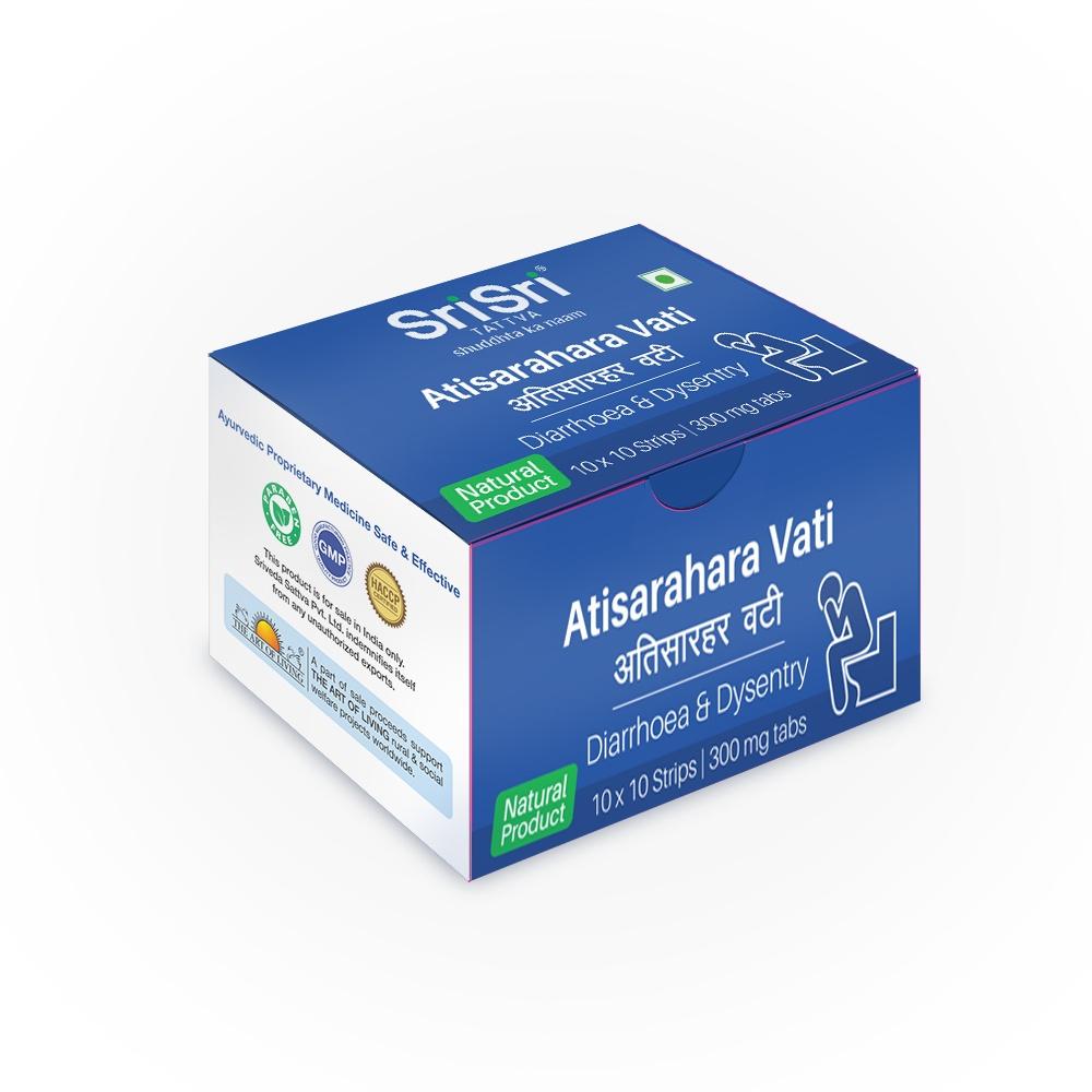 Sri Sri Tattva Atisarahara Vati - Diarrhoea & Dysentry, 300mg