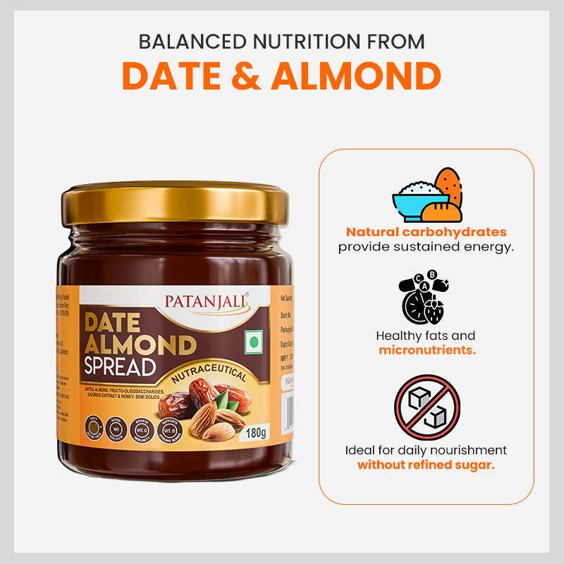 Patanjali Dates Almond Spread