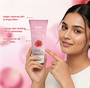 Sri Sri Tattva Rose Face Wash - For Toned & Glowing Skin, 100 ml