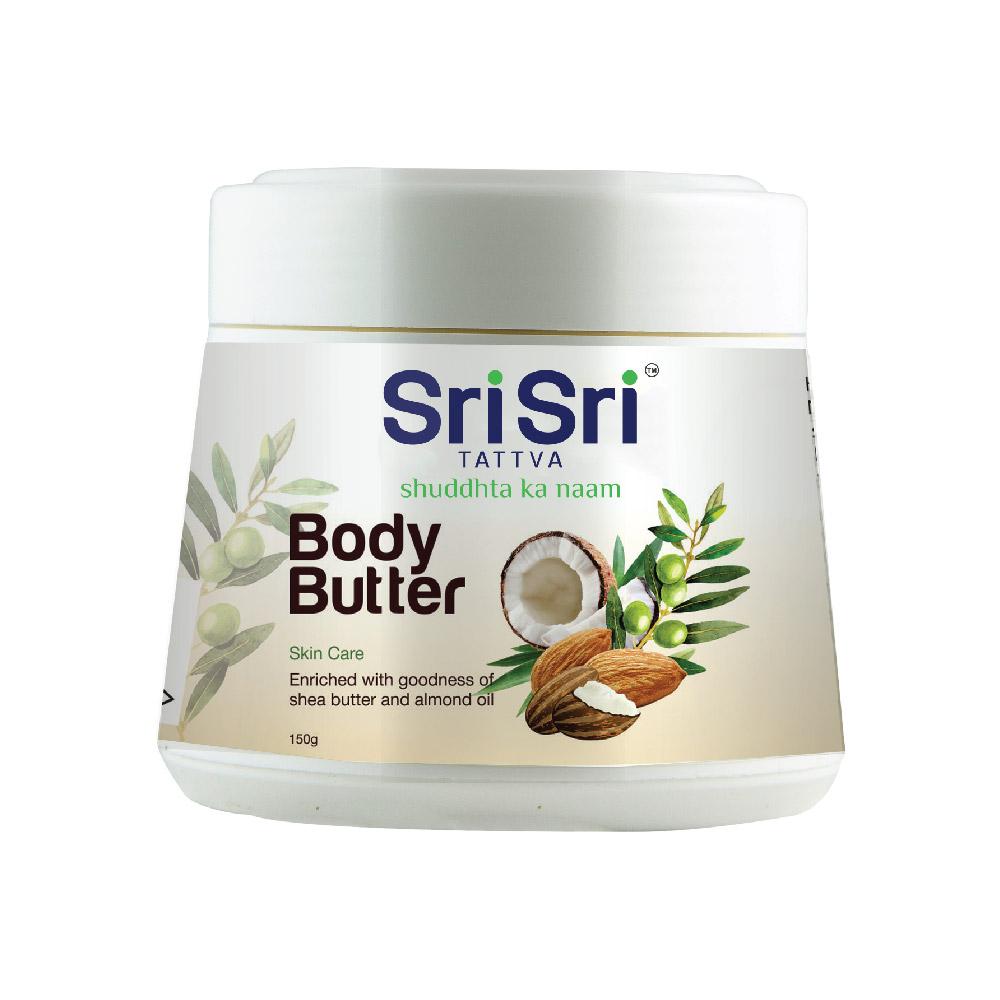 Sri Sri Tattva Body Butter - Enriched with Goodness of Shea Butter & Almond Oil, 150 g