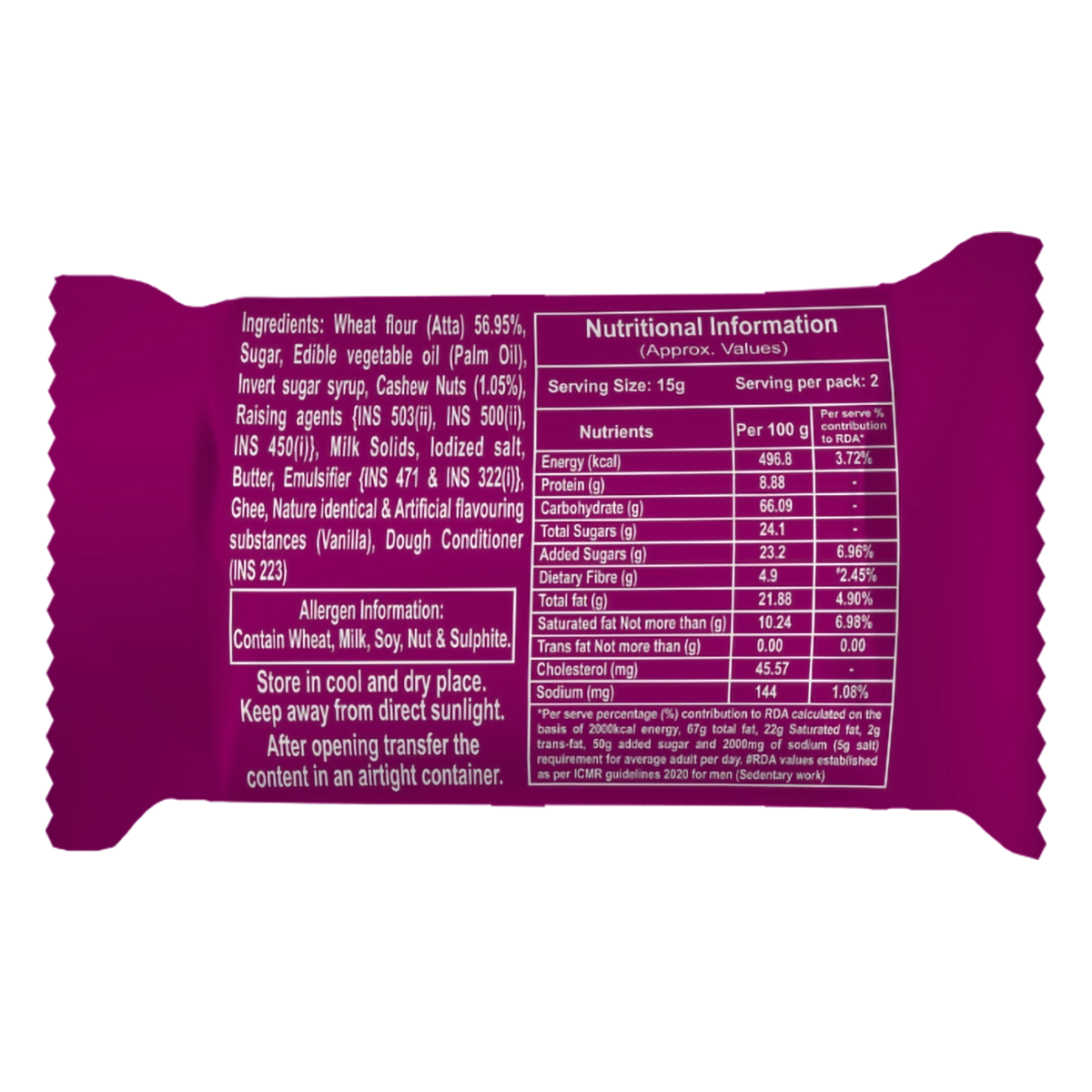 Patanjali Cashew Cookies