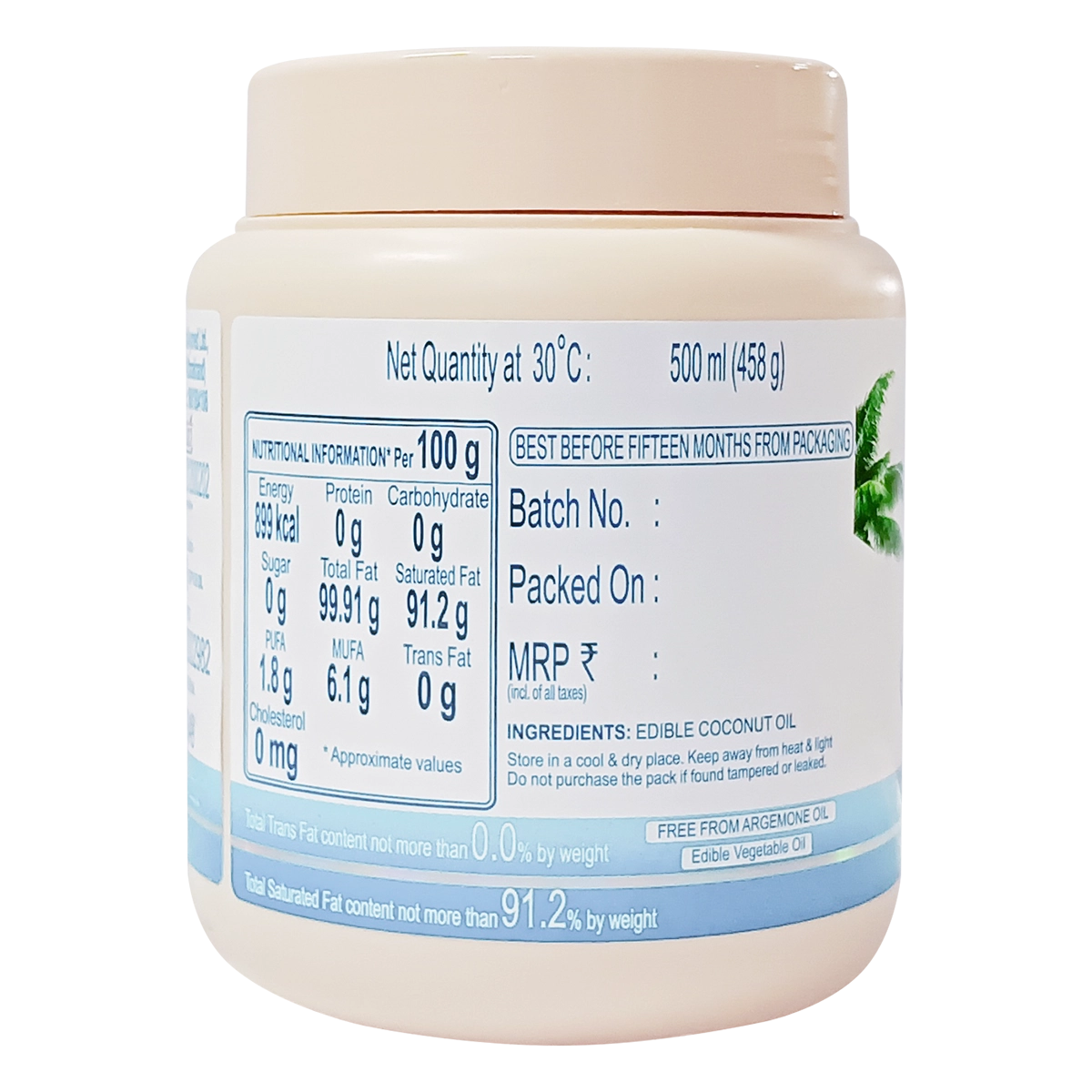 Patanjali Coconut Oil (J)
