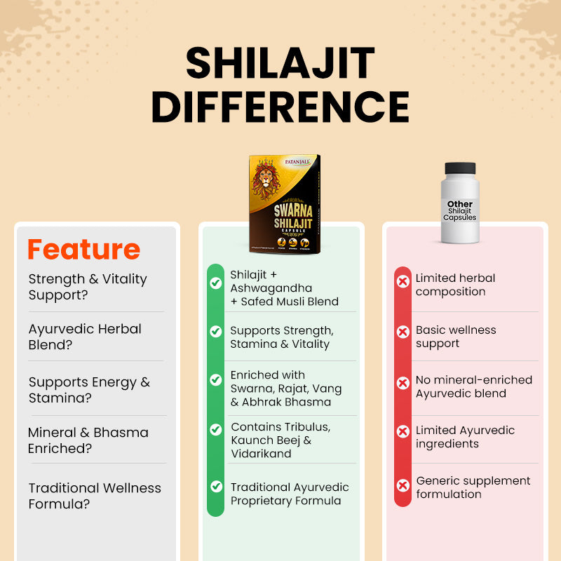 Patanjali Swarna Shilajit Capsule