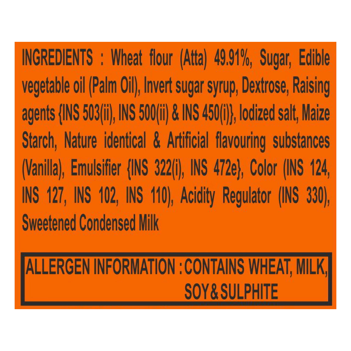 Patanjali Creamfeast Orange Biscuit