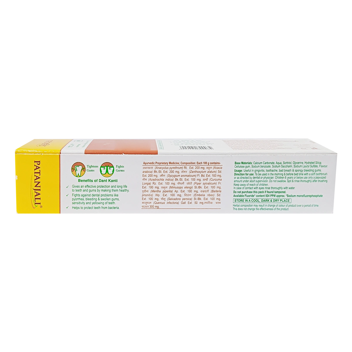 Patanjali Dant Kanti Natural Toothpaste