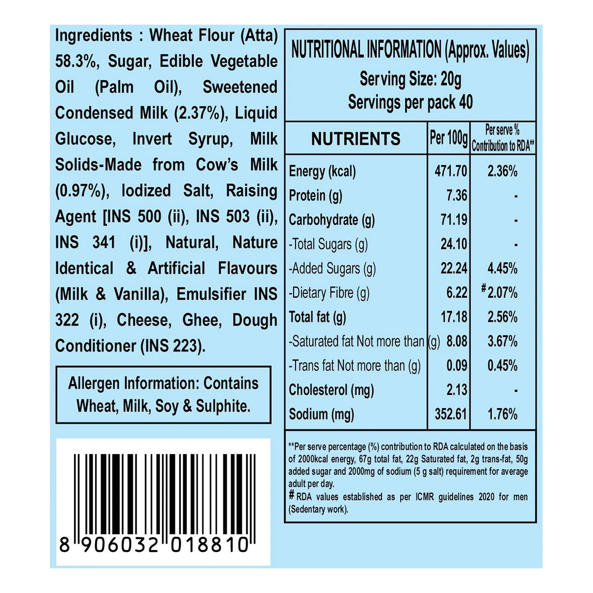Patanjali Doodh Biscuits