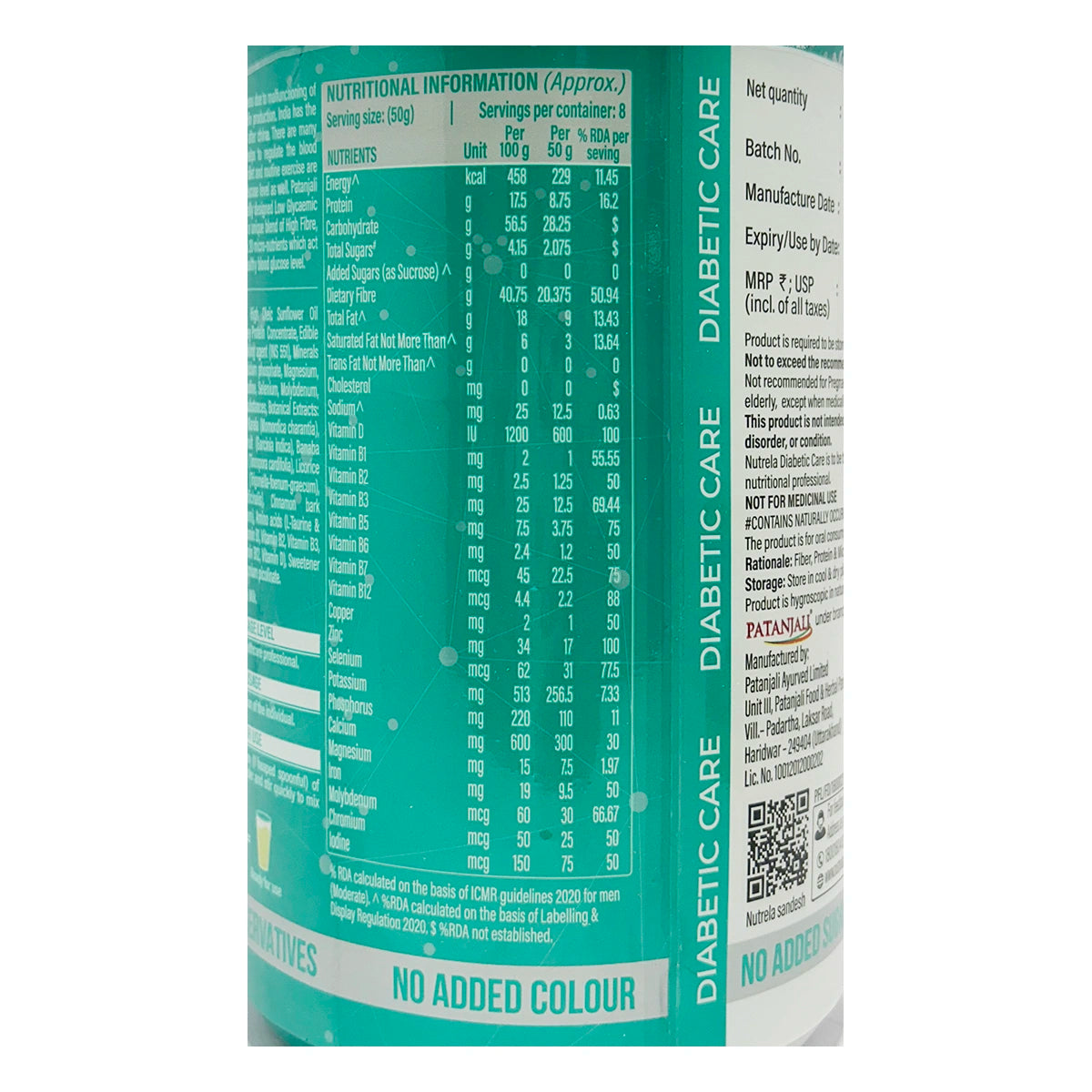 Patanjali Nutrela Diabetic Care - 400g X 3 (Pack of 3)