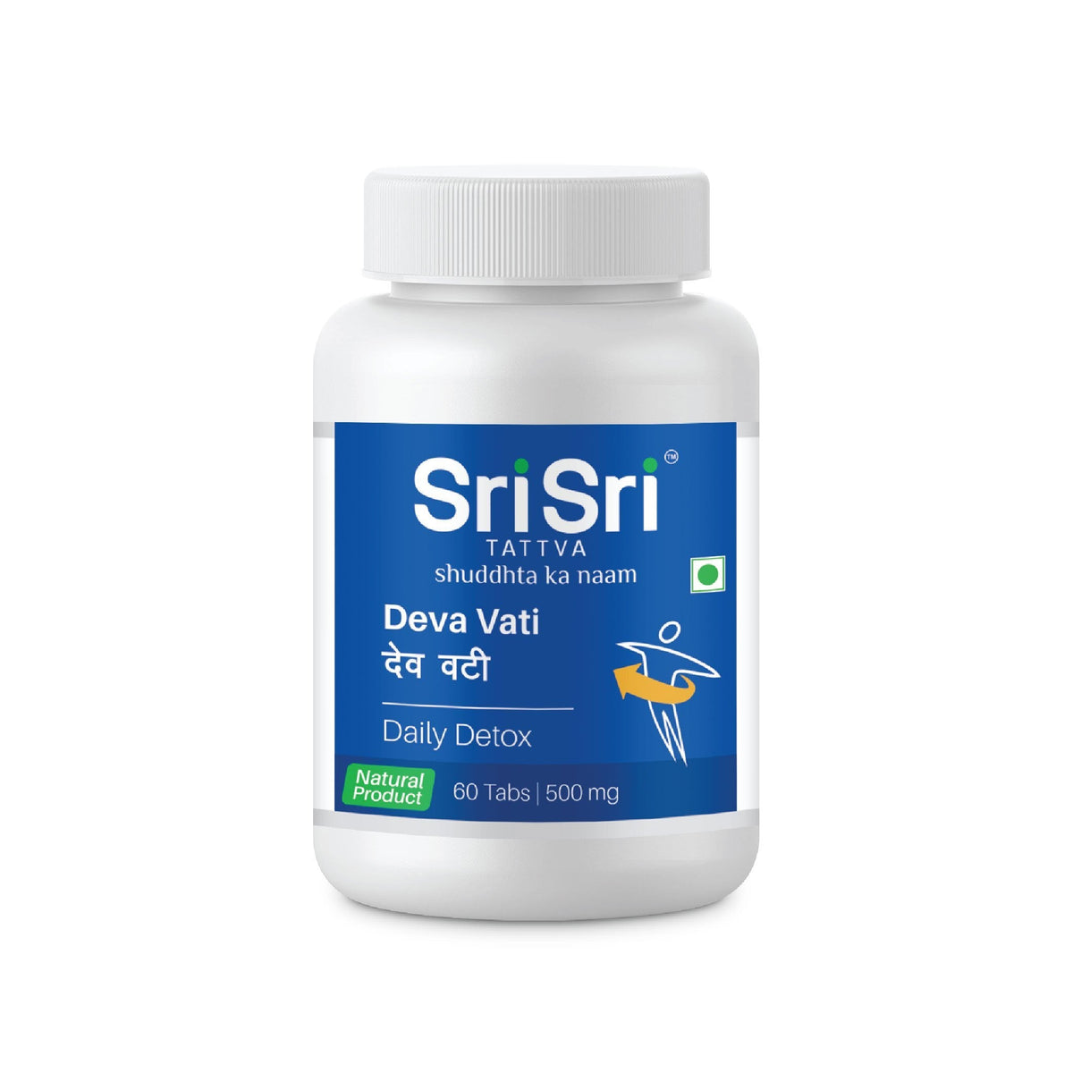 Sri Sri Tattva Deva Vati - Daily Detox, 60 Tabs | 500 mg