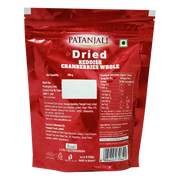 Patanjali Dried Reddish Cranberries Whole