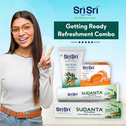 Sri Sri Tattva Getting Ready Refreshment Combo (Sudanta Toothpaste, Glycerin Soap, Anti Acne Face Wash )