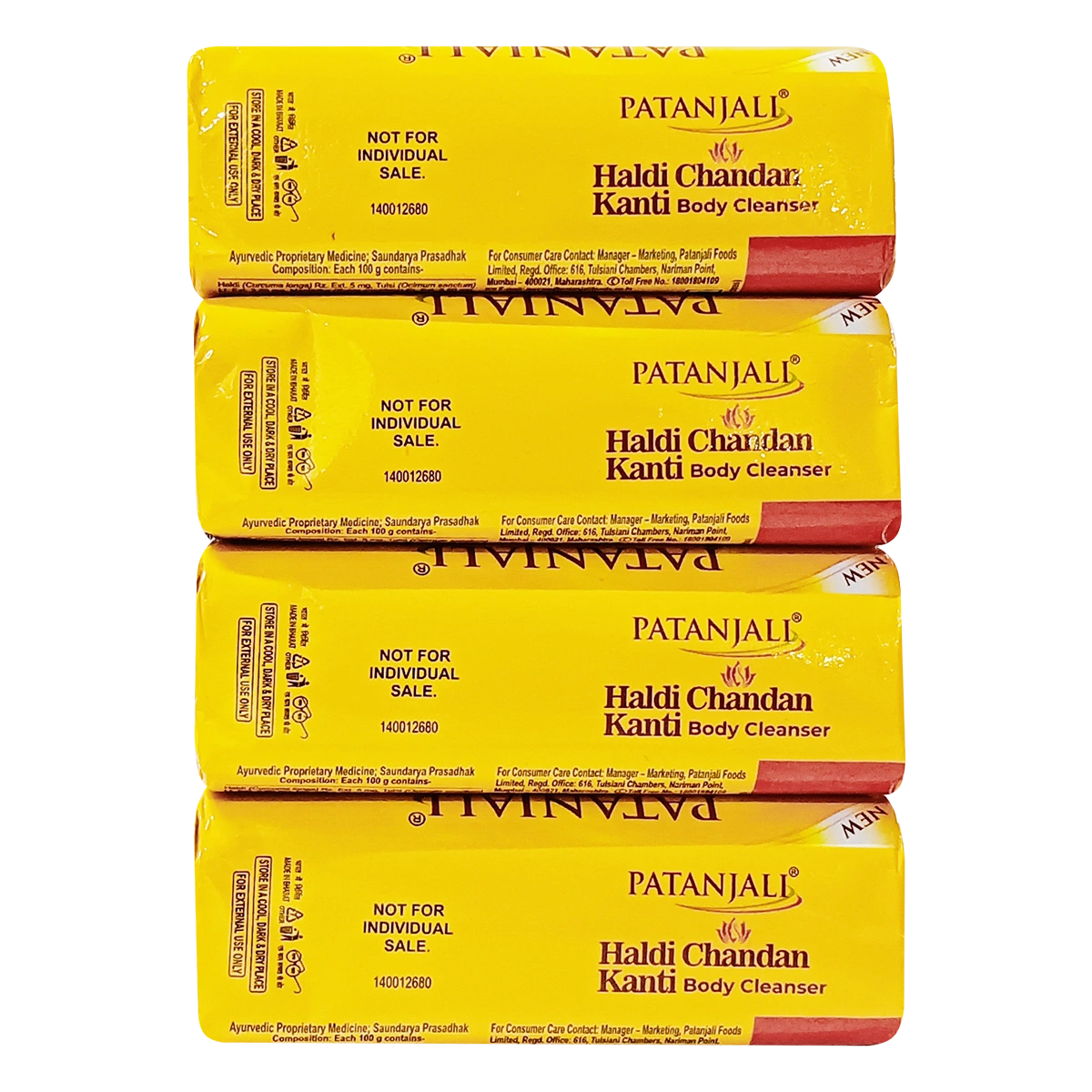 Patanjali Haldi Chandan Kanti Body Cleanser 150g