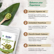 Sri Sri Tattva Cardamom Whole, 50 g