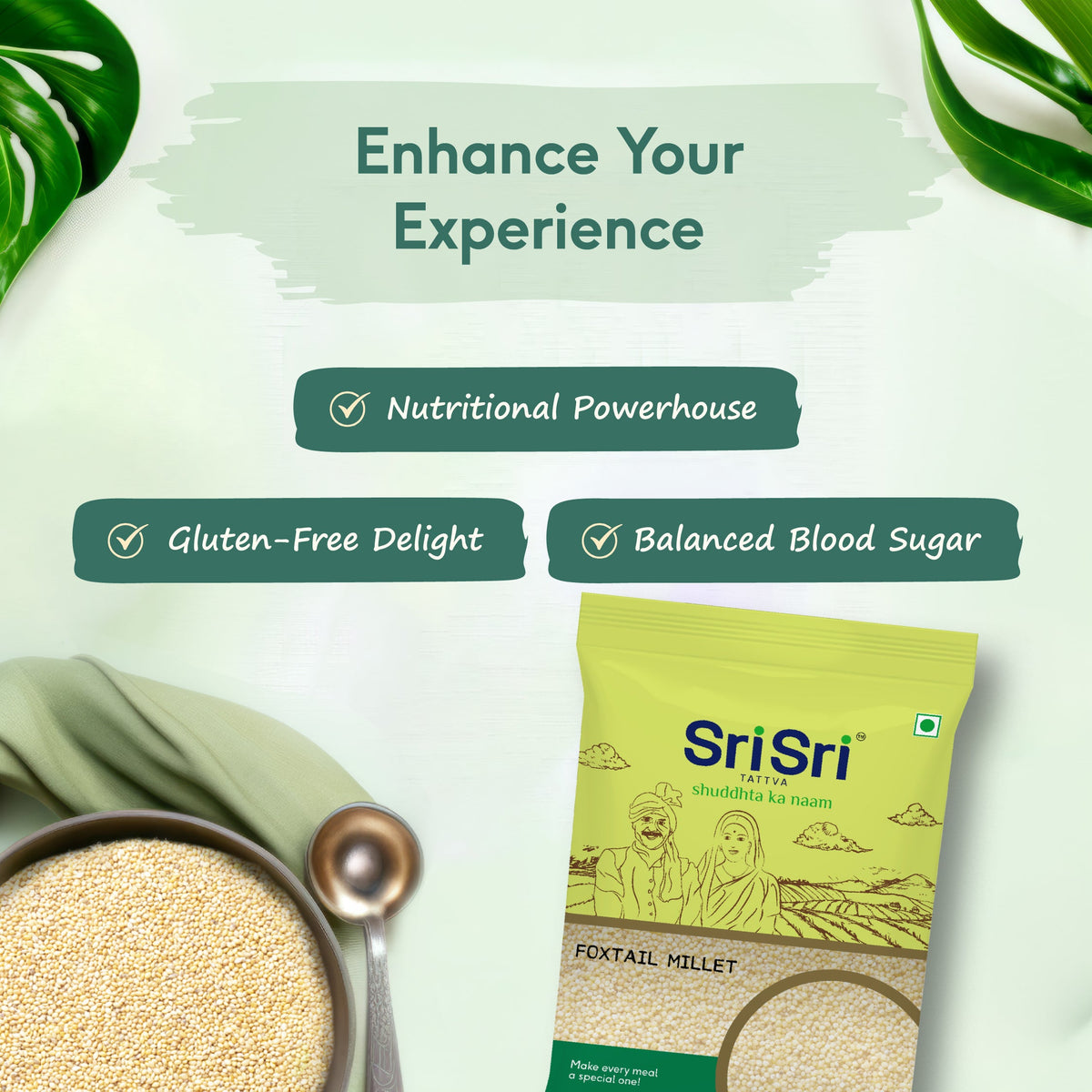 Sri Sri Tattva Foxtail Millet Premium, 1 kg