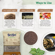 Sri Sri Tattva Black Pepper Powder - Kali Mirch, 100 g