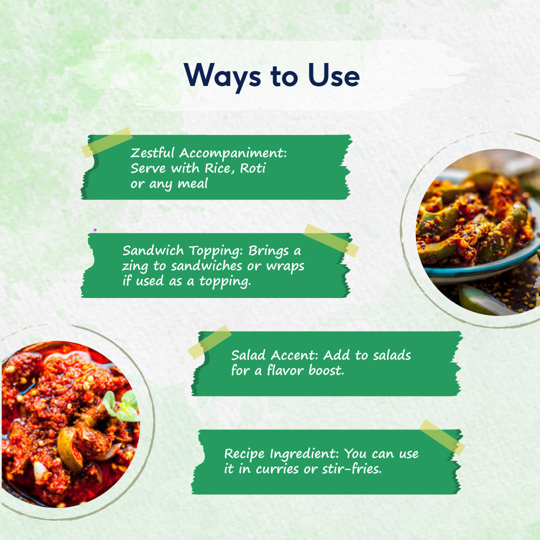 Sri Sri Tattva Mango Pickle - Mustard Oil, 300 g