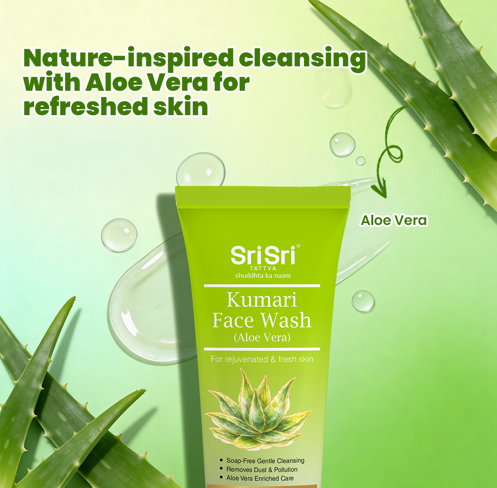 Sri Sri Tattva Kumari Face Wash - For Rejuvenated & Fresh Skin, 100 ml