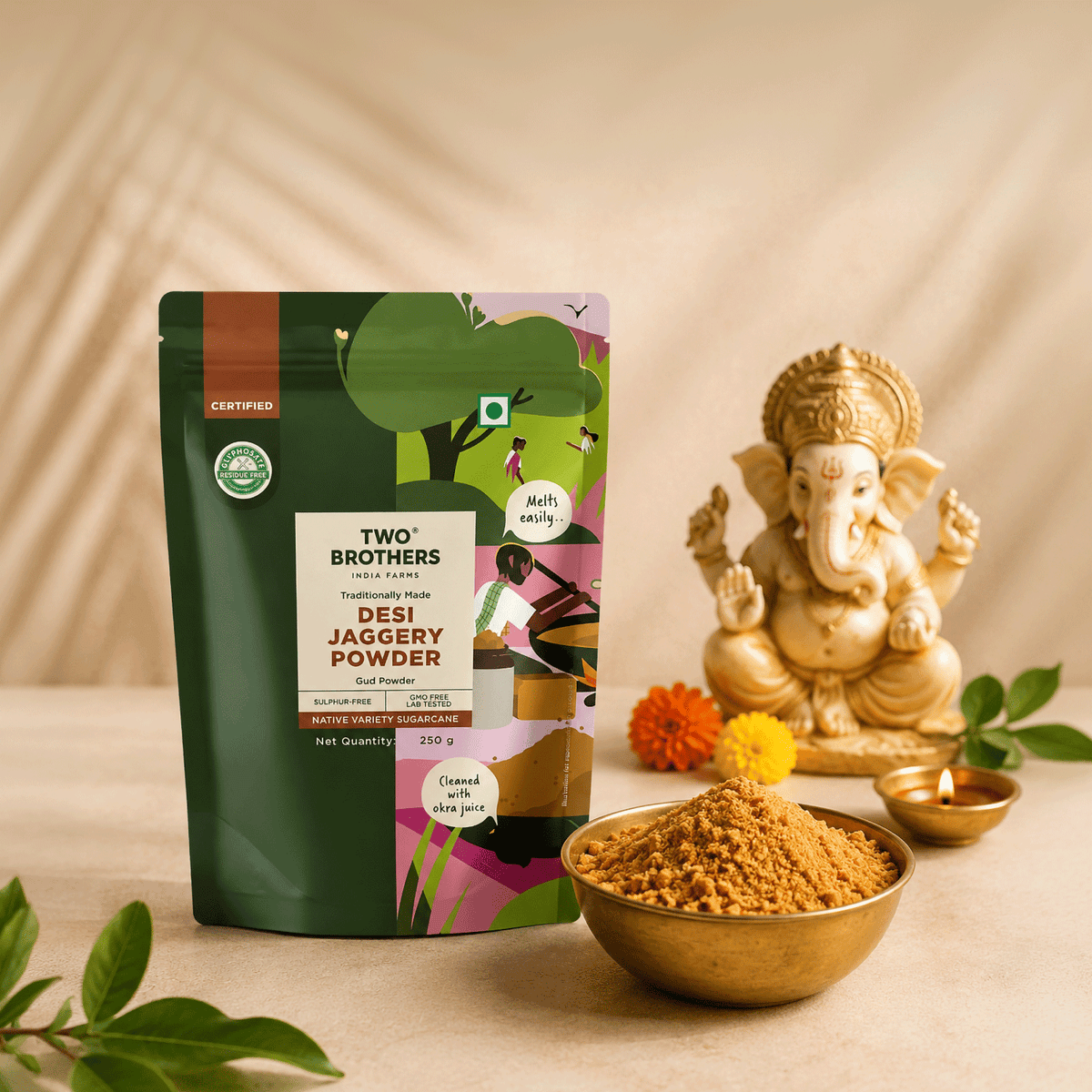 Two Brothers Organic Farms Jaggery Powder